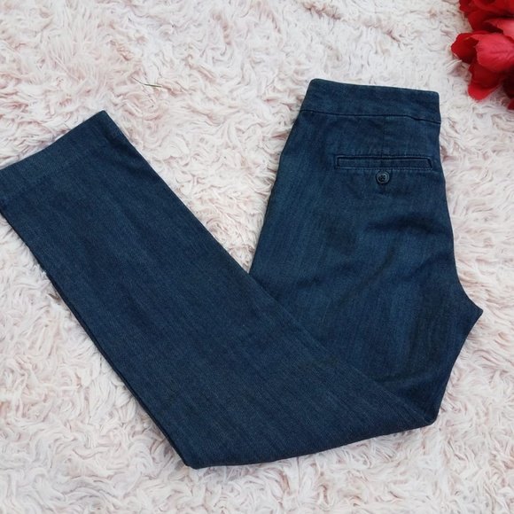 GAP STRETCH SKINNY JEANS CHAMBRAY SIZE 1 - Picture 4 of 8